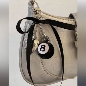 Silver Women's Purse charm